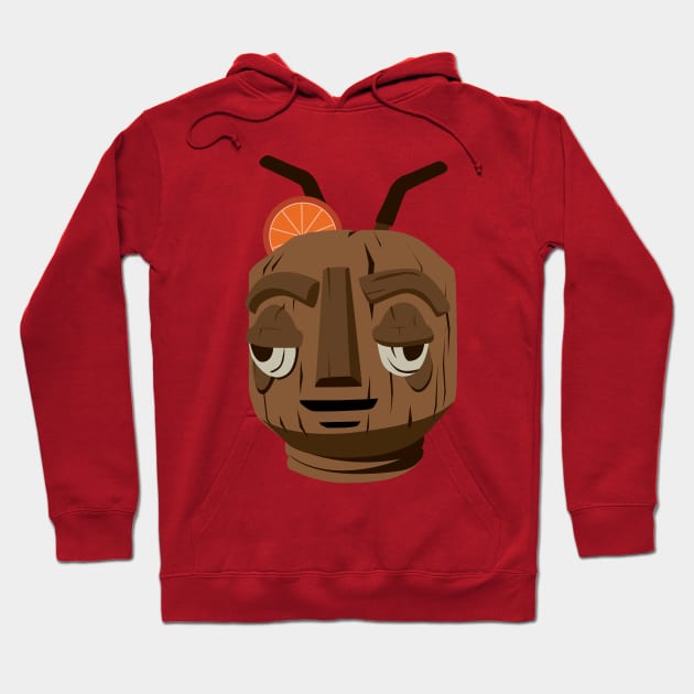 Easy Living Tiki Mug Hoodie by Dizwire